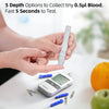 Metene AGM-513S Glucose Monitor Kit, 100 Glucometer Strips, 100 Lancets